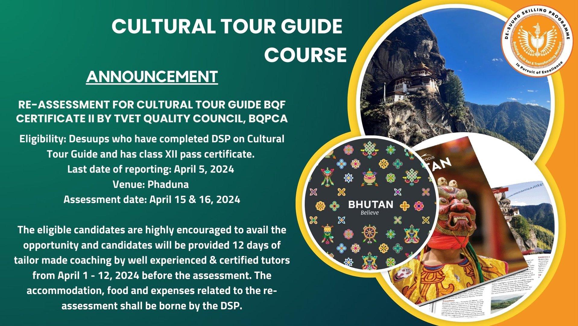 Cultural Tour Guide BQF Certificate II